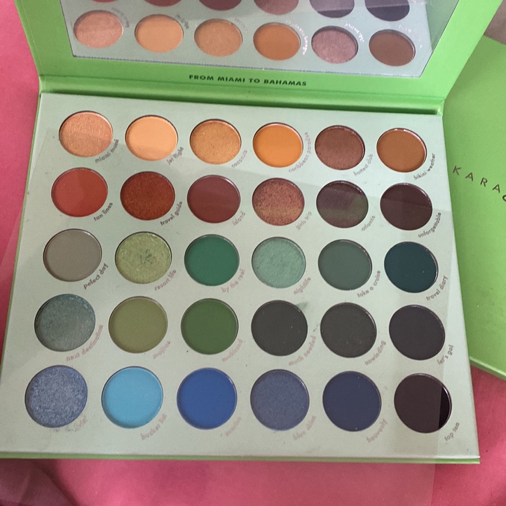 COPY - Kara Duo Beauty eyeshadow palette in From Miami to Bahamas new